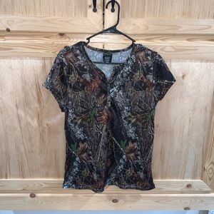 Wilderness dreams camouflage lingerie swimwear shirt size Xl